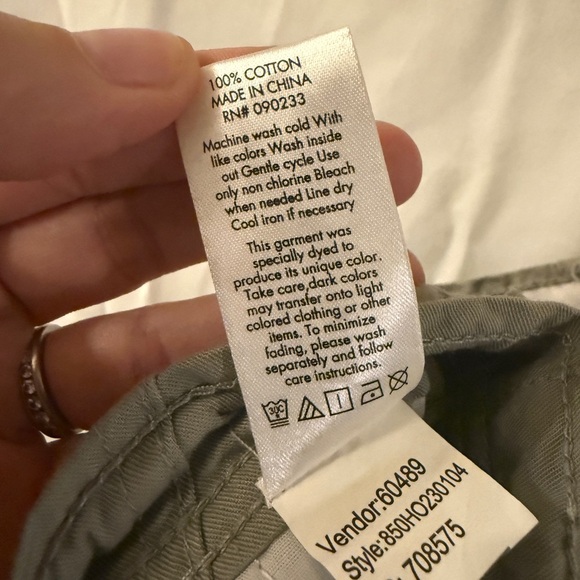 NWT Olive green pacsun parachute Pants size Large - Picture 10 of 11